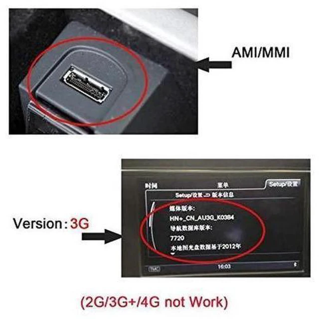 Alt view image 13 of 14 - Aomoproing Media in AMI MDI USB-C USB 3.1 Type-C Charge Adapter Cable for Car VW Audi 2014 A4 A6 Q5 Q7