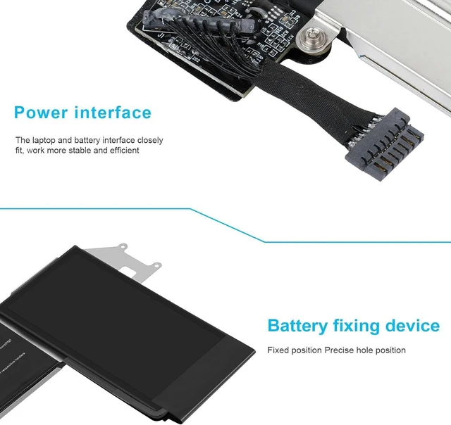 Alt view image 10 of 14 - A1932 A2179 Battery Replacement, A1965 Battery for MacBook Air 13 inch Model A1932 EMC 3184 (Mid 2018, 2019) Model A2179 EMC 3302 (2020 Release Version), 11.4 Volts 49.9Wh 4379mAh