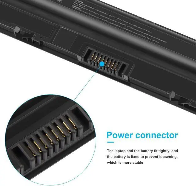 Alt view image 10 of 12 - M5Y1K Laptop Battery for Dell Inspiron 14 15 17 5000 3000 Series 5559 5558 3551 3451 3558 i3558 3567 5755 5756 5458 5759 5758 5759 GXVJ3 HD4J0 K185W WKRJ2 VN3N0 991XP 07G07 78V9D