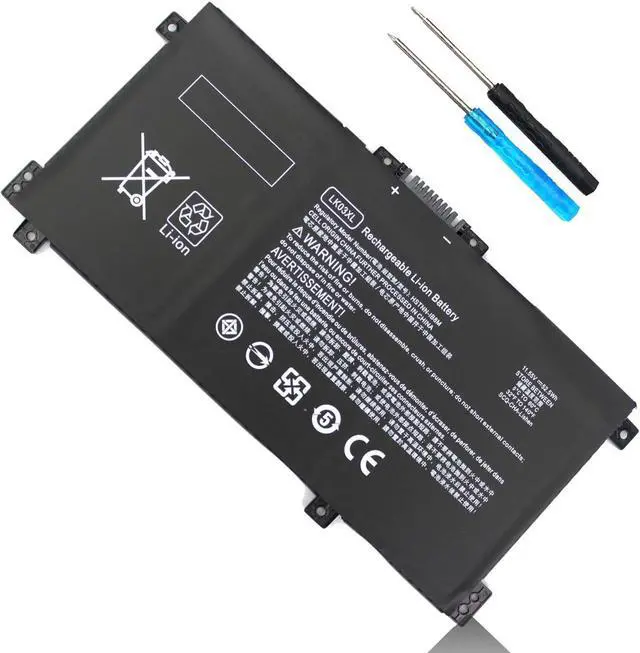 Alt view image 7 of 12 - LK03XL l09281-855 Battery for HP Envy X360 15-bp 15-bq 17-ae 17m-ae 17m-ae0xx 15m-bp112dx 15m-bp111dx 15m-bp011dx 15m-bp012dx 15m-bp1xx 15m-bq1xx 15m-cn0011dx 15m-cn0012dx L09280-855 916814-855