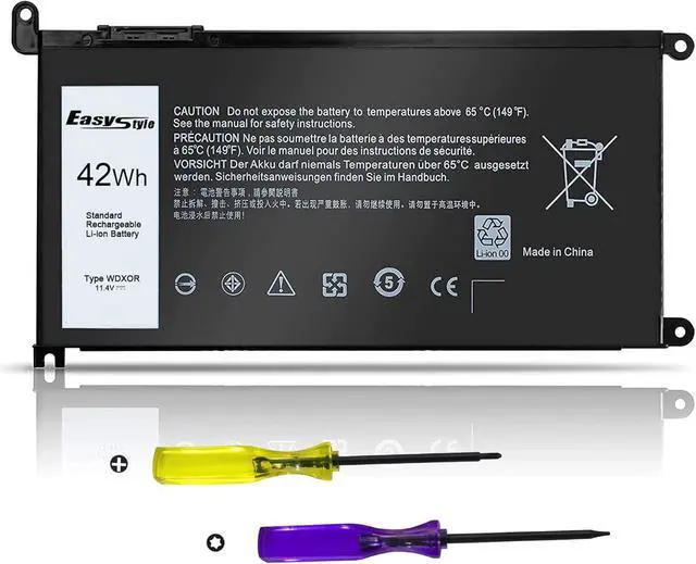 Alt view image 6 of 10 - 42Wh WDX0R Laptop Battery Replacement for Dell Inspiron 15 5570 7573 7579 7569 5578 5565 5567 5568 5775 5579 7560 7570 13 5378 5368 7375 7368 7378 17 5765 5767 5770 3780 3790 P58F P75F P66F P69G 3CRH3
