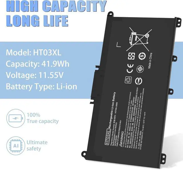 Alt view image 11 of 14 - HT03XL L11119-855 Laptop Battery Replacement for HP Pavilion 15-DA 15-DB 15-DW 15-CS 15-DY 17-BY 17-CA 14-CE 14-CF 14-DF 14-DQ 14-DK Series 15-CS0053CL 15-DA0014DX HSTNN-UB7J HT03041XL