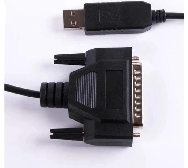 Alt view image 9 of 12 - Aomoproing USB RS232 to DB25 Cable for Fanuc CNC Control Data Transfering Serial Cable Compatible C-232R US-232R
