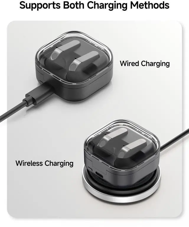 Alt view image 12 of 14 - Charging Case for Samsung Galaxy Buds 4 Pro | Replacement Charger Case with Paring Function, Supports Wireless Charging (Earbuds not Included)