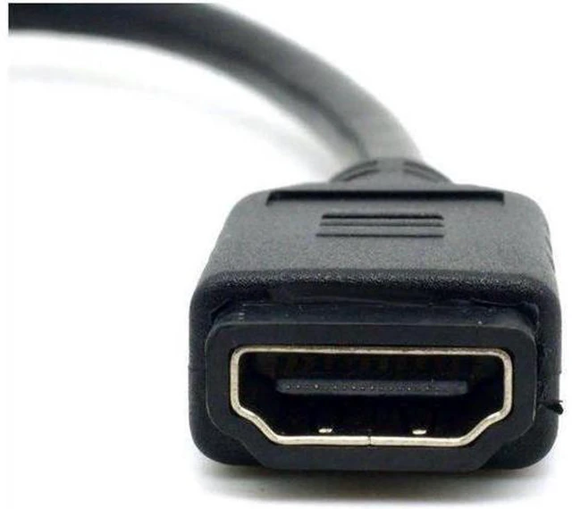 Alt view image 13 of 14 - AOMOPROING High Speed HDMI 1.4 Type E Male to Type A Female Video Audio Cable Automotive 0.3M