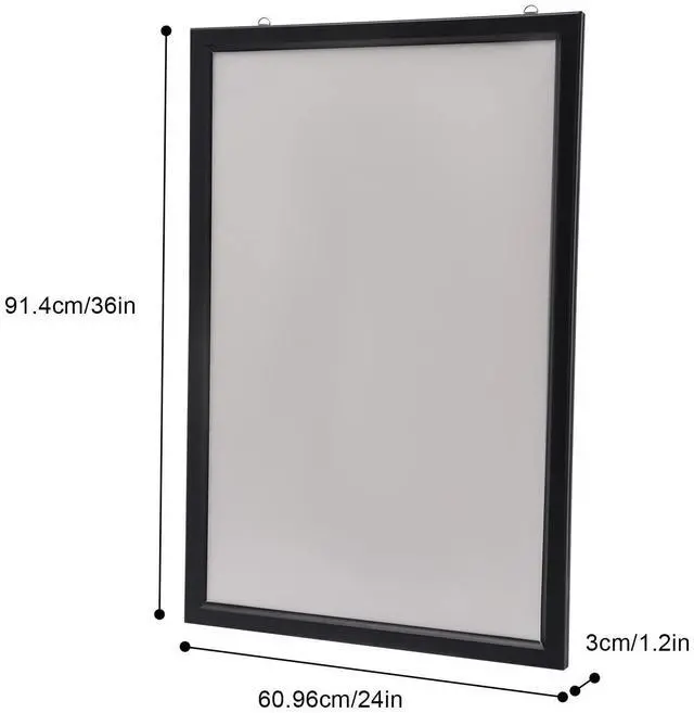 Alt view image 12 of 14 - 24 x 36 Inch LED Movie Poster Frame Home Theater Wall Mounted Advertising Picture Frame Display Led Light Box Sign Advertising Display