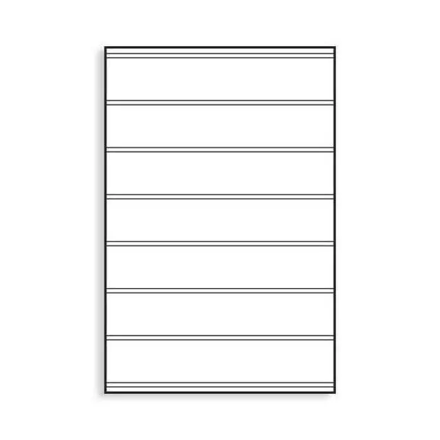 Alt view image 2 of 2 - MagicMaster Springer Sidewalk Message Board Sign Panel | 1-24' x 36 x 10mm Corrugated Plastic White Sign Panel with Tracks on Both Sides