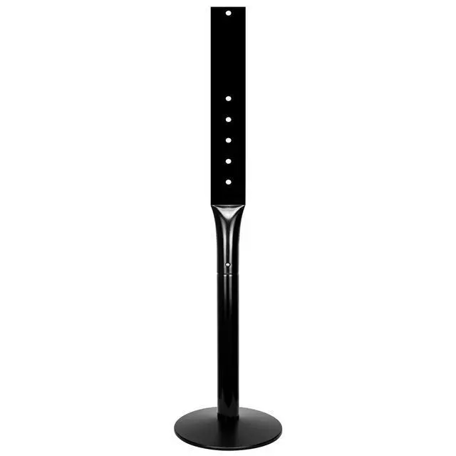 Alt view image 8 of 14 - Parking Sign Post 48" Heavy Duty Sign Stand Cast Iron Sign Base, Movable Parking Sign Stand for Hanging Signs (Black-15Lbs-1Pack)
