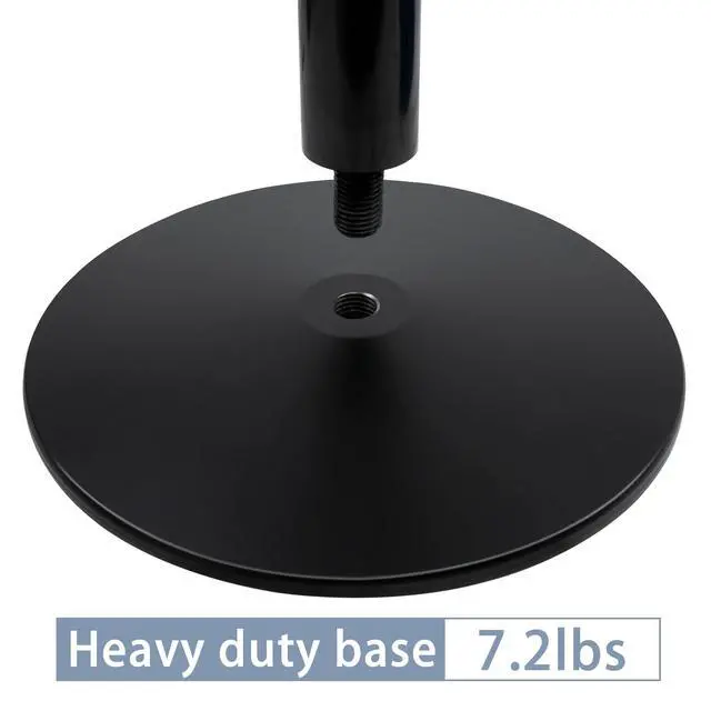 Alt view image 12 of 14 - Parking Sign Post 48" Heavy Duty Sign Stand Cast Iron Sign Base, Movable Parking Sign Stand for Hanging Signs (Black-15Lbs-1Pack)