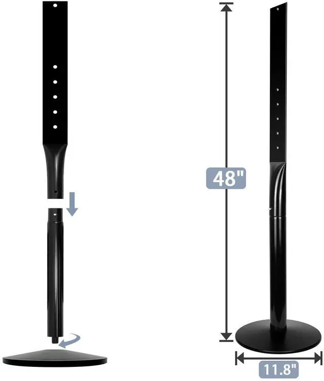 Alt view image 11 of 14 - Parking Sign Post 48" Heavy Duty Sign Stand Cast Iron Sign Base, Movable Parking Sign Stand for Hanging Signs (Black-15Lbs-1Pack)