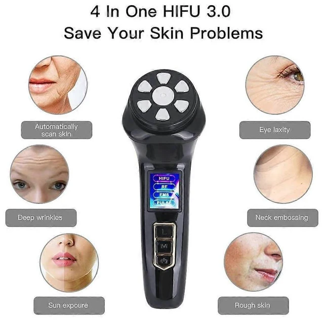 Alt view image 7 of 10 - Ecocleanpath 4-in-1 HIFU Face Massager: Ultrasonic RF EMS Anti-Aging Wrinkle Removal & Skin Tightening