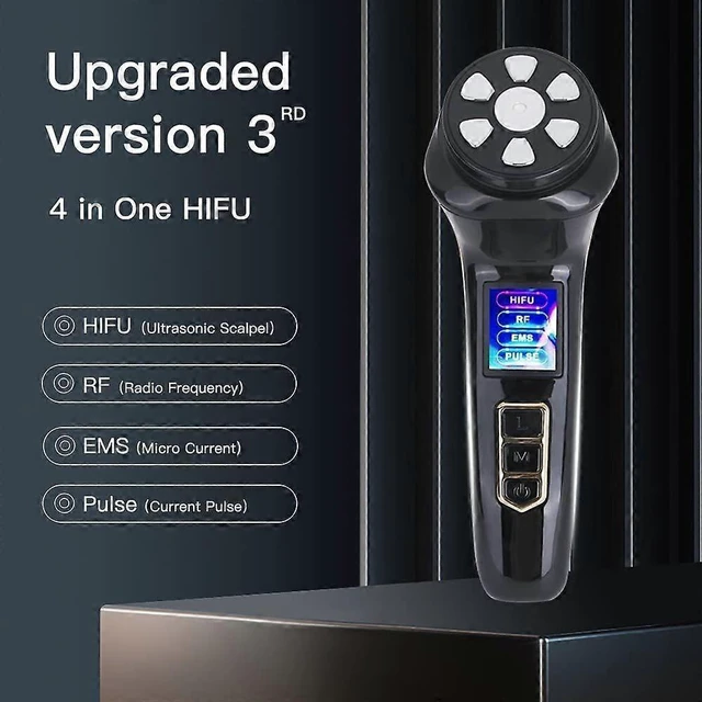 Alt view image 9 of 10 - Ecocleanpath 4-in-1 HIFU Face Massager: Ultrasonic RF EMS Anti-Aging Wrinkle Removal & Skin Tightening