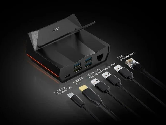 Alt view image 14 of 14 - Docking Station for ONEXPLAYER Models (for ONEXPLAYER MINI 1195G7/5800U/1260P/6800U)