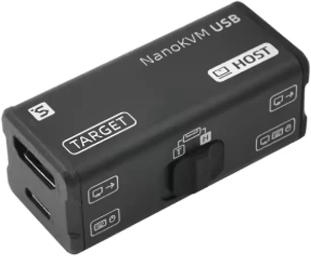 Alt view image 8 of 14 - Sipeed NanoKVM-USB KVM Switch with USB 3.0 Capture Card, HDMI Loop Out, Virtual Keyboard and Mouse, Web Control, Operation & Maintenance Tool (Black 1080P60 Acquisition + 4K30 Loop-Out)