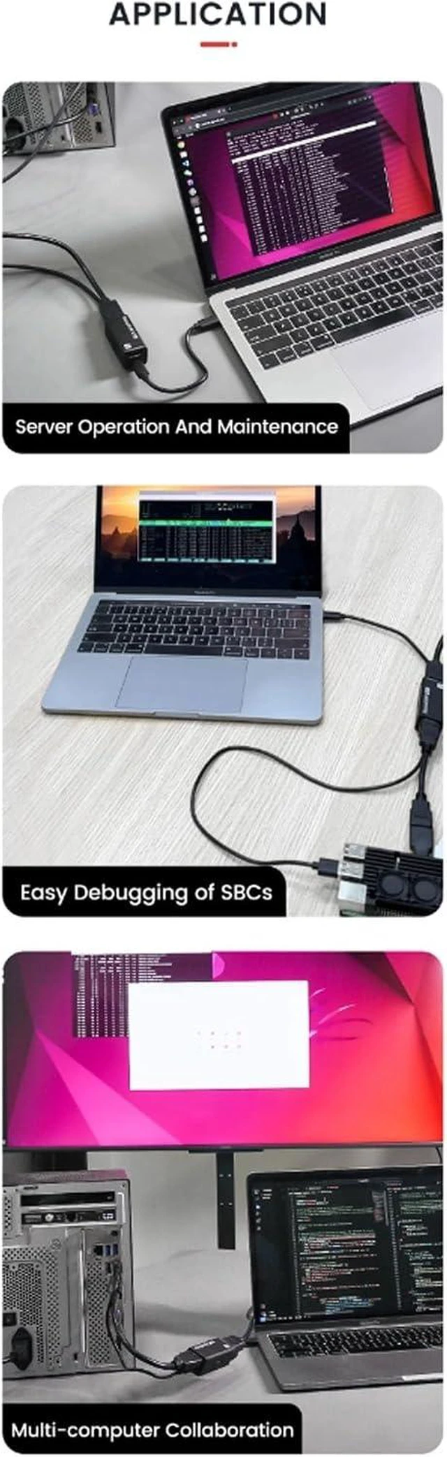 Alt view image 13 of 14 - Sipeed NanoKVM-USB KVM Switch with USB 3.0 Capture Card, HDMI Loop Out, Virtual Keyboard and Mouse, Web Control, Operation & Maintenance Tool (Black 1080P60 Acquisition + 4K30 Loop-Out)
