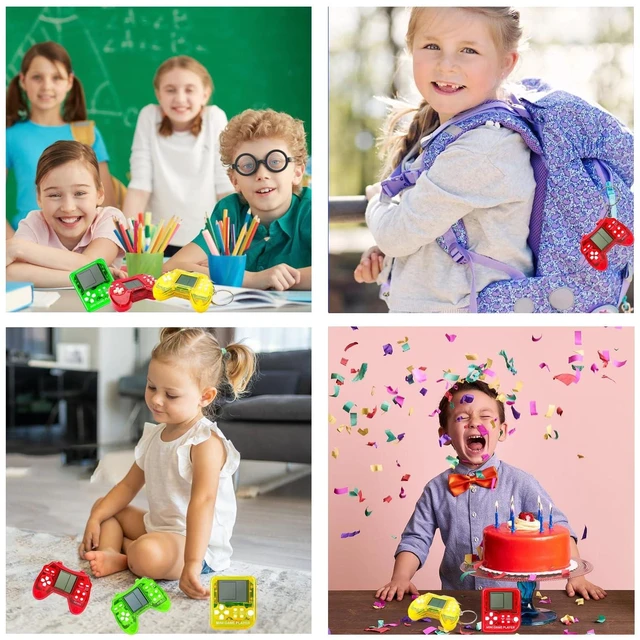 Alt view image 13 of 14 - 18Pcs Video Game Party Favors for Kids, Arcade Keychain, Bulk Party Supplies for Birthday, Goodies Bags Stuffer Classroom Prizes