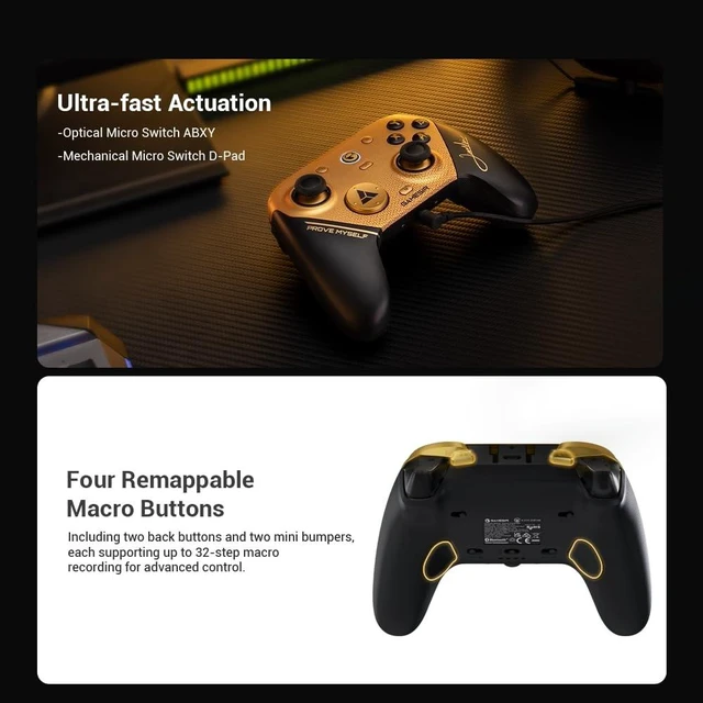 Alt view image 12 of 14 - G7 Pro 8K PC Wireless Gaming Controller,Gen 2 TMR Sticks,Windows