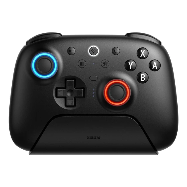 Alt view image 8 of 14 - Ultimate 2 Bluetooth Controller for Switch/Switch 2 & Windows PC, Switch Pro Controller with TMR Joysticks, Switchable Hall Effect/Tactile Triggers, Vibration and Motion Control - Black
