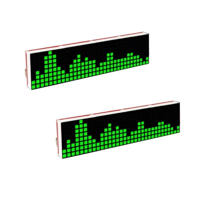 Alt view image 4 of 6 - 2PCS Green DIY 6-Digit Digital Clock Soldering Kit with 18 LED Spectrum SMD Soldering Project Kit for School Soldering Practice