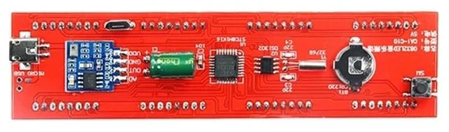 Alt view image 6 of 6 - 2PCS Green DIY 6-Digit Digital Clock Soldering Kit with 18 LED Spectrum SMD Soldering Project Kit for School Soldering Practice