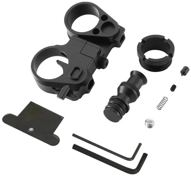 Alt view image 2 of 2 - Tactical Ar Folding Stock Adapter Ar-15/M16 Gen3-M Ar Folding Stock Hunting Accessories Black Ar Folding Stock Adapter