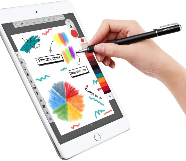 Alt view image 9 of 14 - Stylus Pen for Touchscreen, 2-in-1 Universal Stylus