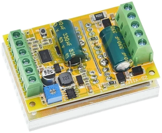 Alt view image 2 of 2 - New 2026 DC6.5-50V 25A 300W/380W BLDC Three Phase DC Brushless Motor Controller Without Hall Detector Seins0r Hall Motor Control Drive Board