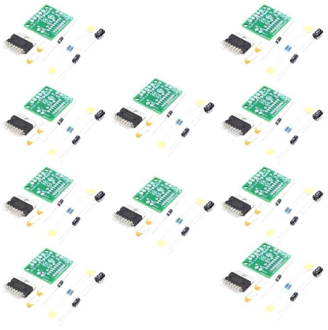 Alt view image 2 of 2 - 10Pcs DC 12V TDA7297 Board 15W+15W Dual-Channel Module Kit DIY