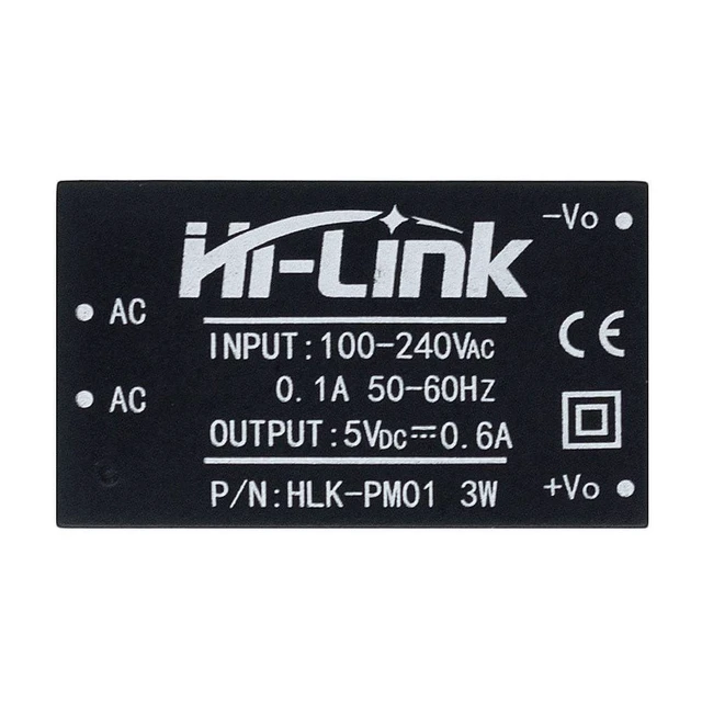 Alt view image 2 of 2 - Generic 10pcs/lot HLK-PM01 AC-DC 220V to 5V Mini Power Supply Module Intelligent Household Switch Power Supply Module