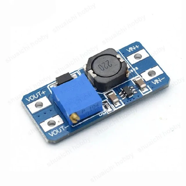 Alt view image 7 of 10 - 10PCS Adjustable Wide Output Voltage 5-25V Boost Module DC-DC High-efficiency Step-up Circuit Board for Mini RC Airplane Model