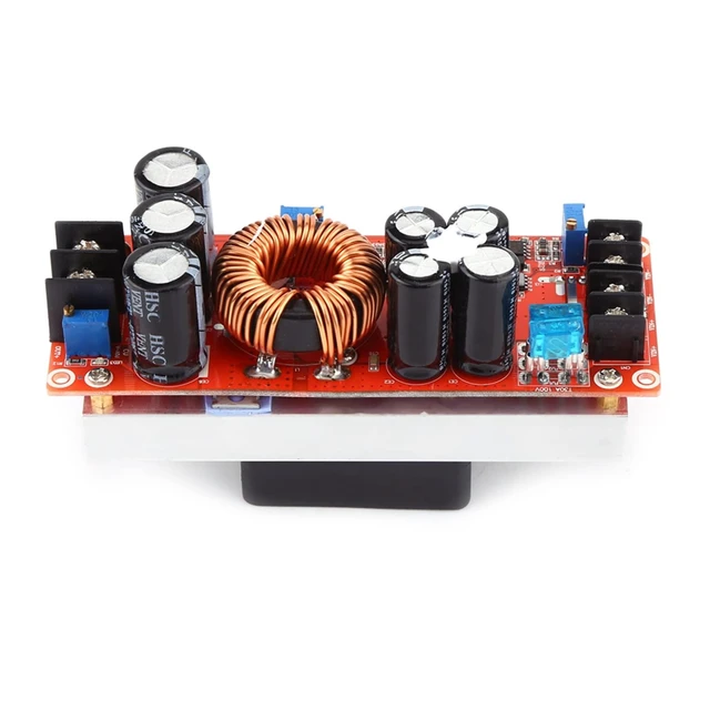 Alt view image 2 of 2 - Power Supply Module DC to DC Step Up Boost Converter 1200 Watt, Constant Current LED Driver with Cooling Fan and Heat Sink for Digital Products and Laptops