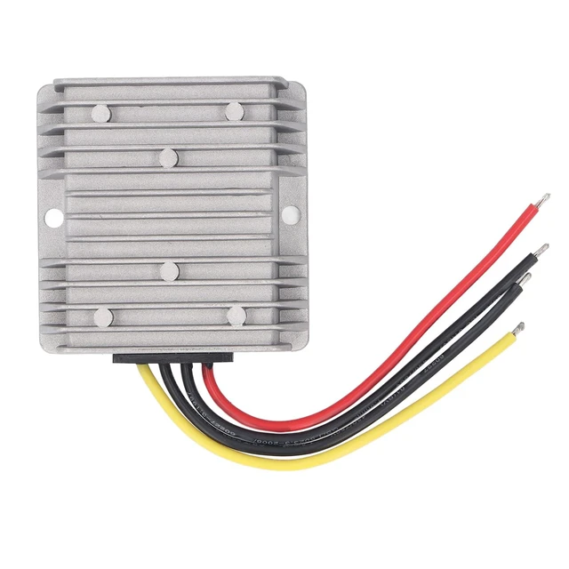 Alt view image 2 of 2 - DC Voltage Reducer Non Isolated Step Down Converter Module, 60V (20-72V) to 12V 20A 240W, IP68 Aluminum Case with Overload and Overheat Protection for Vehicles LED Strips