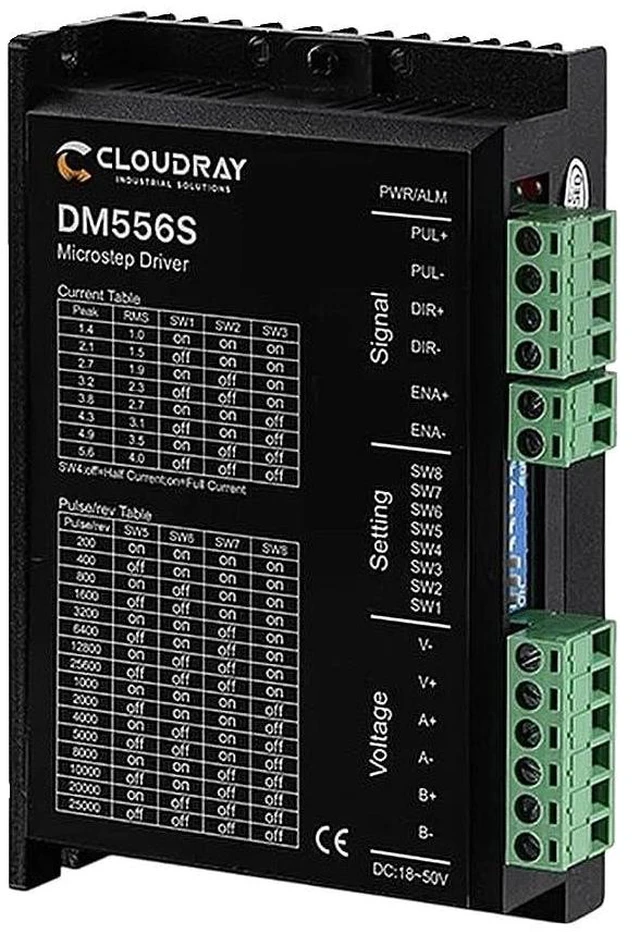 Alt view image 2 of 2 - New 2026 DM556S 2 Phase Stepper Motor Driver 18-50VDC 1.4-5.6A Stepper Motor Controller for Nema17 Nema23 Nema34