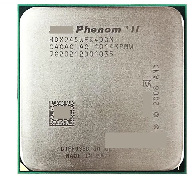 Alt view image 2 of 2 - CPU ph II X4 945 95W 3.0GHz Quad-Core CPU Processor HDX945WFK4DGM Socket AM3
