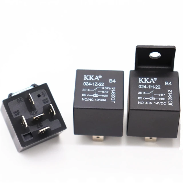 Alt view image 2 of 2 - 10 Piece Waterproof Automotive Relay 12V 24V 4pin 5pin 4P 5P 40A Car Relay Copper Terminal Auto Relay for Air Conditioner (Size : Iron 5Pin 24V)