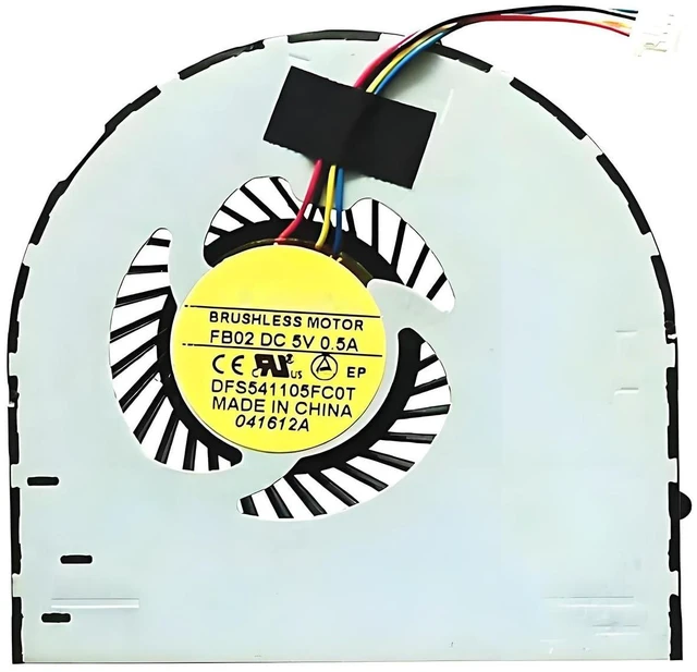 Alt view image 2 of 2 - Laptop Cooling Replacement CPU Fan for Ac-er Aspire 5255 5560 5560G MS2319 APUA6-3400 Series 5V 4 PIN MF60120V1-C170-S99 DFS541105FC0T FB02