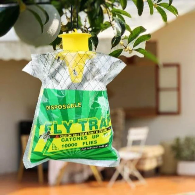 Alt view image 5 of 8 - 30 PCS 1 fly trap, fly trap, outdoor fly trap, fly capture bag, fly extermination bag