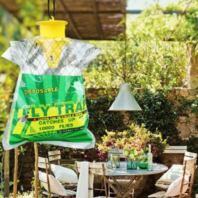 Alt view image 6 of 8 - 30 PCS 1 fly trap, fly trap, outdoor fly trap, fly capture bag, fly extermination bag