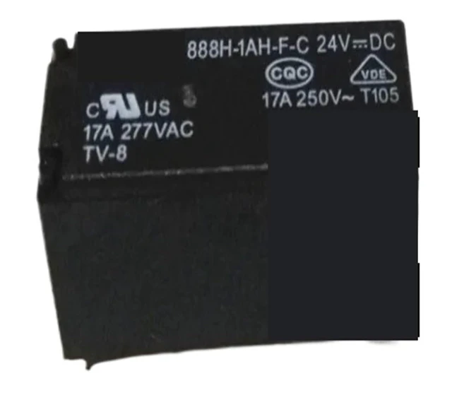 Alt view image 2 of 2 - 888H-1AH-F-C 888HN-1AH-F-C 888HN-1AH-F-C-24VDC 888HN-1AH-F-C-24V 888HN-1AH-F-C-DC24V 17A 24VDC Power Relay 6PINS