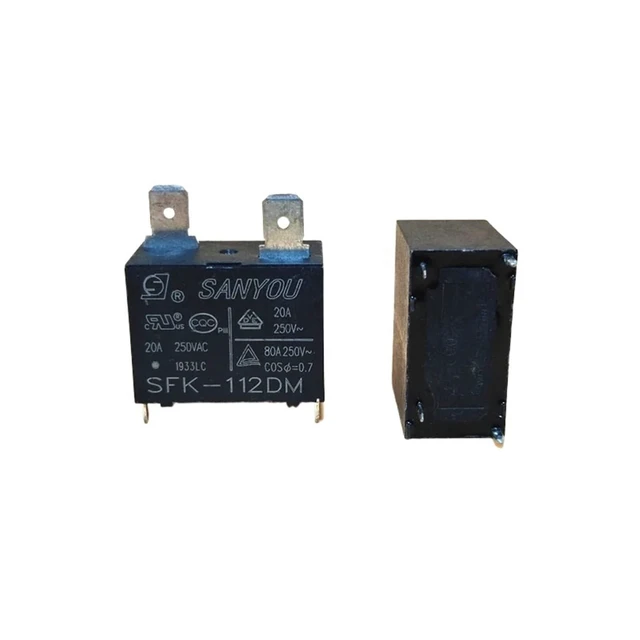 Alt view image 2 of 2 - 10Pcs/Lot Relay SFK-112DM 12V 20A 250VAC for Air Conditioner DC Mini Power Relay (Size : 5PCS SFK-112DM)