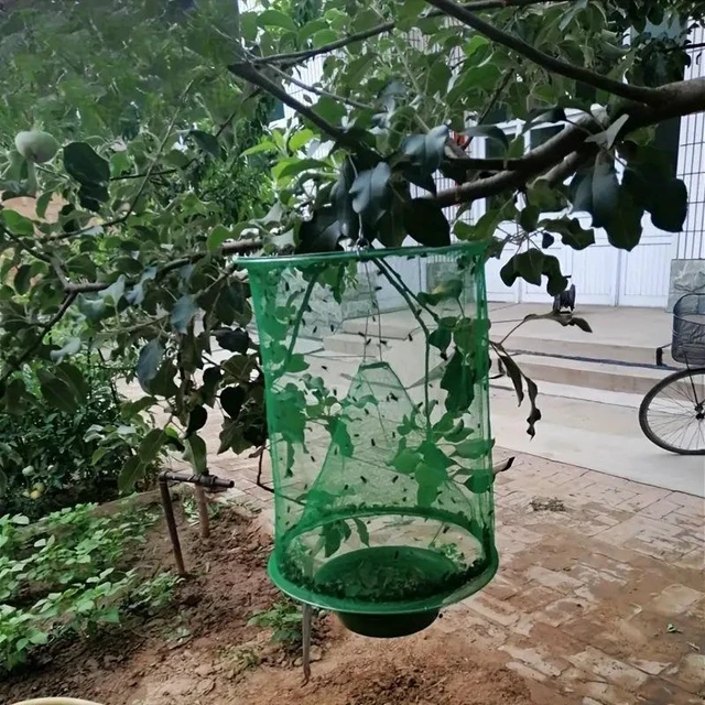 Alt view image 8 of 10 - 20 PCS Green net, green fly killer, fly trap, fly cage, fly trap, fly cage, fly trap