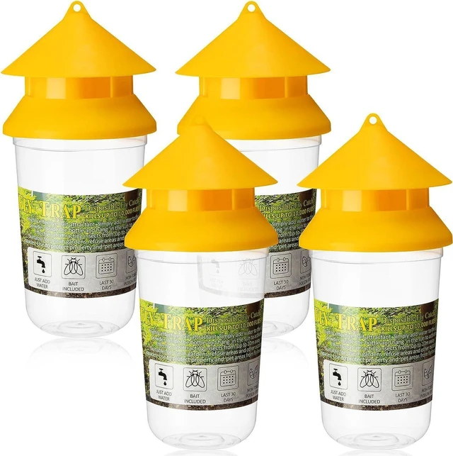 Alt view image 7 of 10 - 20 PCSGarbage station trash can cowshed fly killer, fly trap, fly killer bottle, fly bottle, fly trap