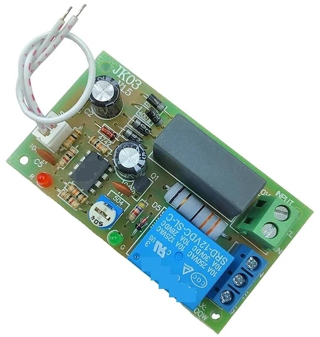Alt view image 2 of 2 - AC100-240V Adjustable Timer Relay Delay Module(0-300S)