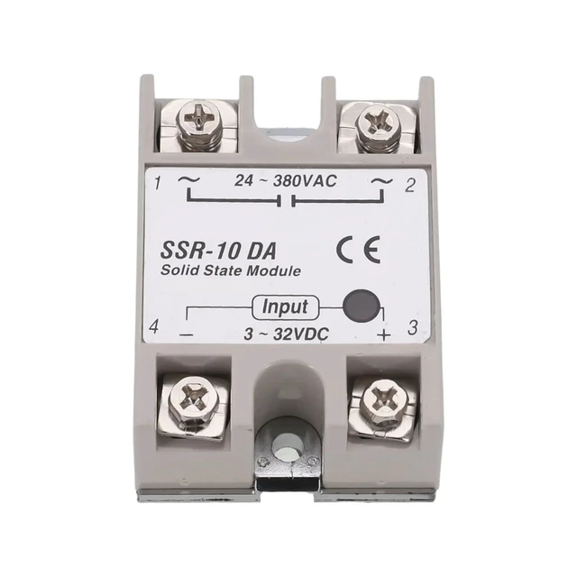 Alt view image 2 of 2 - SSR10DA Solid State Relay 10A DC to AC 332V 24380V