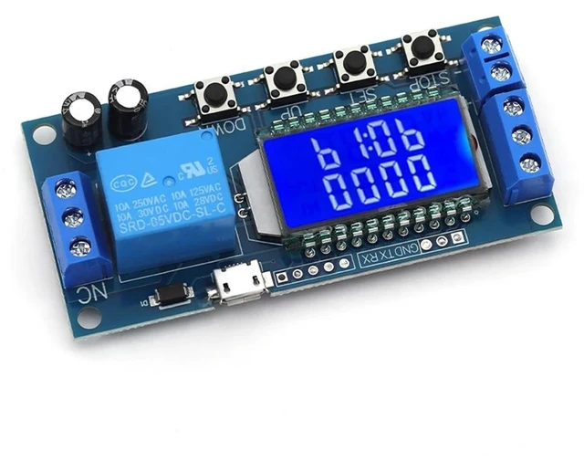 Alt view image 2 of 2 - 5V 12V 24V Time Delay Relay Module Off Cycle Timer(10185)