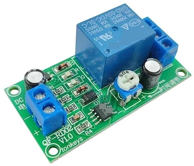 Alt view image 2 of 2 - Timer delay Relay Module 5V-24V(DC 12V 0-60S)