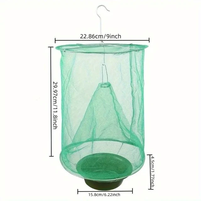 Alt view image 10 of 10 - 20 PCS Green net, green fly killer, fly trap, fly cage, fly trap, fly cage, fly trap