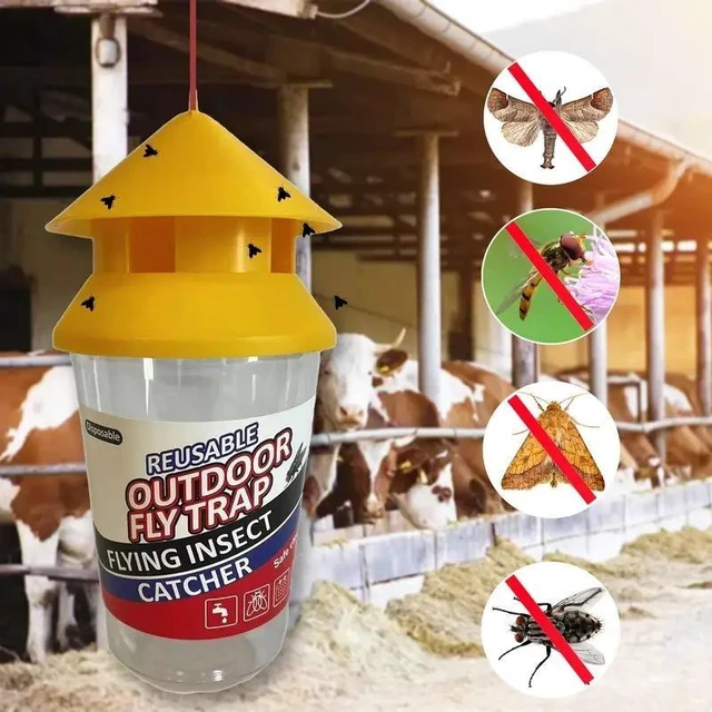 Alt view image 6 of 10 - 30 PCS New fly-killing bottle, fly bottle, fly trap, fly-killing device, fly trap, fly cage, fly trap
