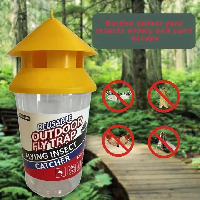 Alt view image 8 of 10 - 30 PCS New fly-killing bottle, fly bottle, fly trap, fly-killing device, fly trap, fly cage, fly trap