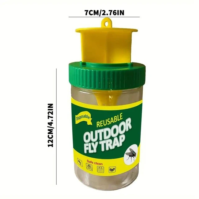 Alt view image 7 of 10 - 20 PCS Green fly-killing bottle, fly bottle, fly trap, fly killer, fly trap, fly cage, fly trap